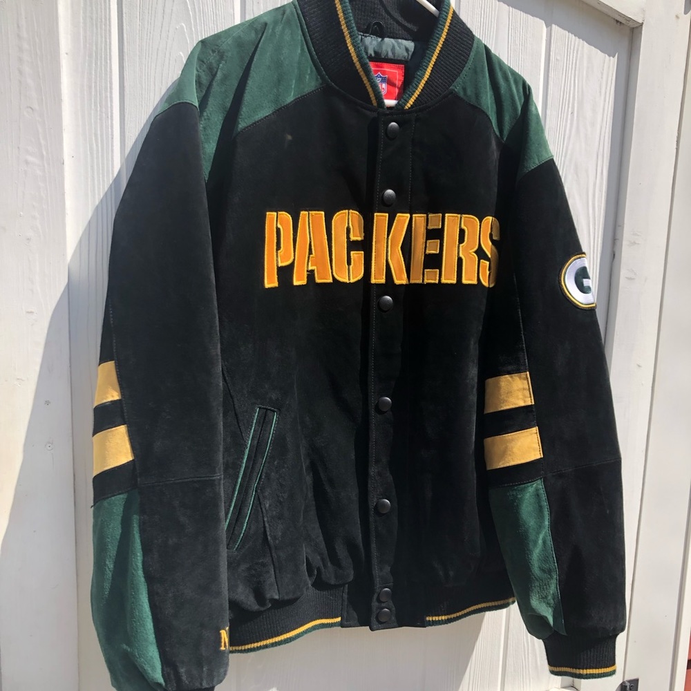 Green Bay Packers NFL suede Jacket coat